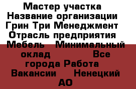 Мастер участка › Название организации ­ Грин Три Менеджмент › Отрасль предприятия ­ Мебель › Минимальный оклад ­ 60 000 - Все города Работа » Вакансии   . Ненецкий АО